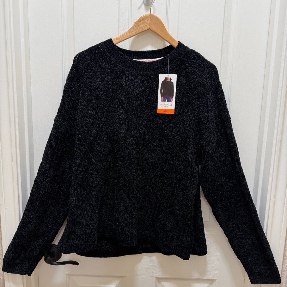 Weatherproof Vintage Women's Chenille Pullover Sweater Size XXL Soft Luxurious